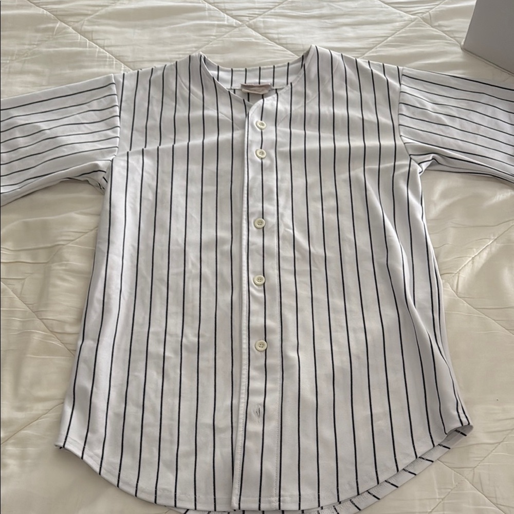 Baseball furies  White Striped Men's Shirt - Movie - the warriors